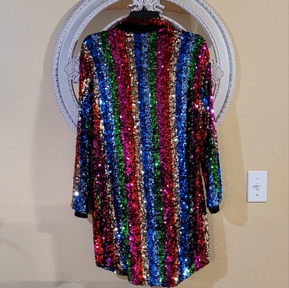 Sequin Rainbow Dress - Picture 9 of 11